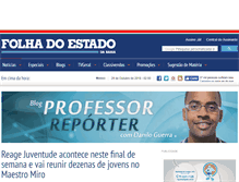 Tablet Screenshot of professorreporter.jornalfolhadoestado.com